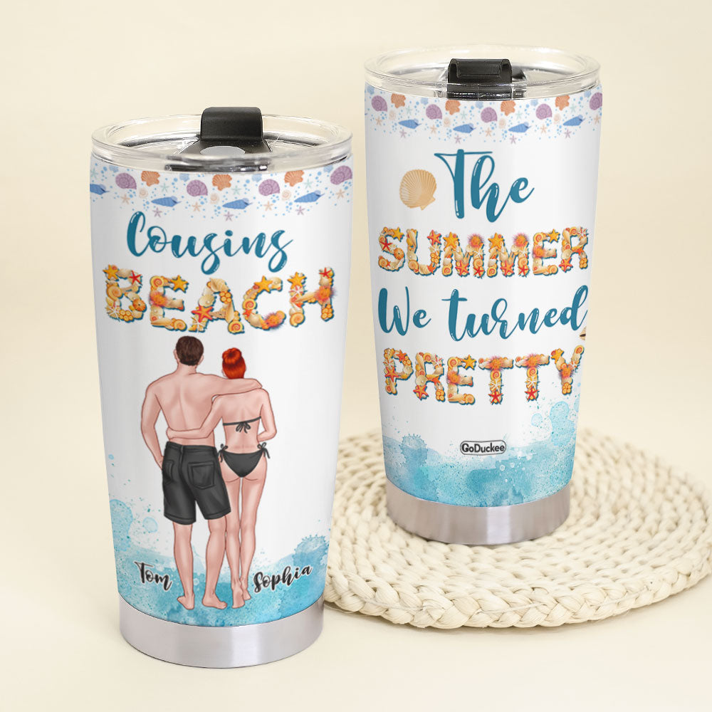 The Summer We Turned Pretty Personalized Tumbler Cup, Gift For Couple - Tumbler Cup - GoDuckee
