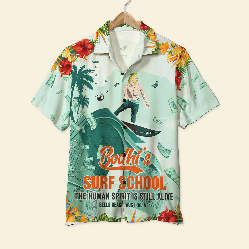 Surfing Hawaiian Shirt, Aloha Shirt - The Human Spirit Is Still Alive - Hawaiian Shirts - GoDuckee