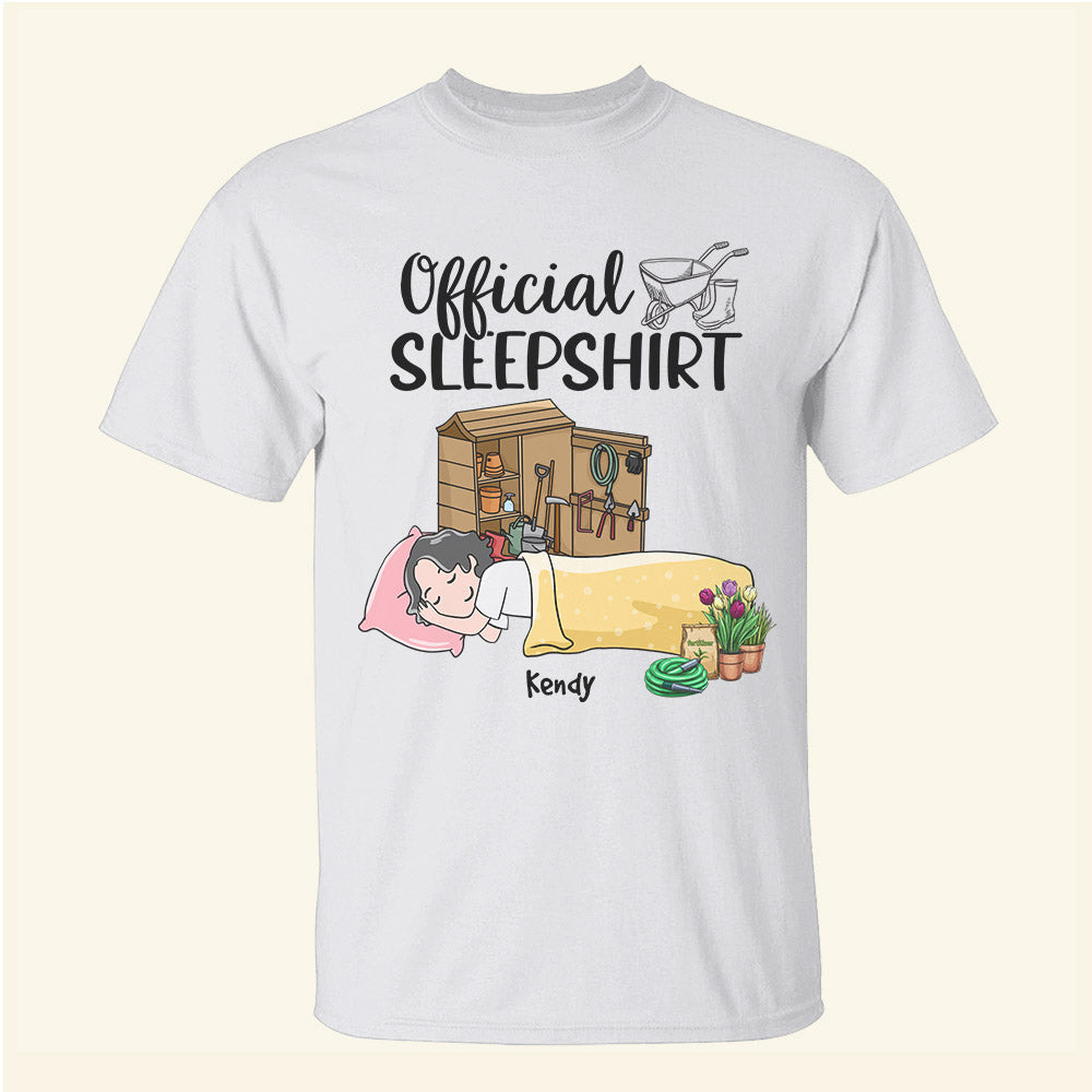 Gardening Girl Official Sleepshirt - Personalized Shirts - Shirts - GoDuckee