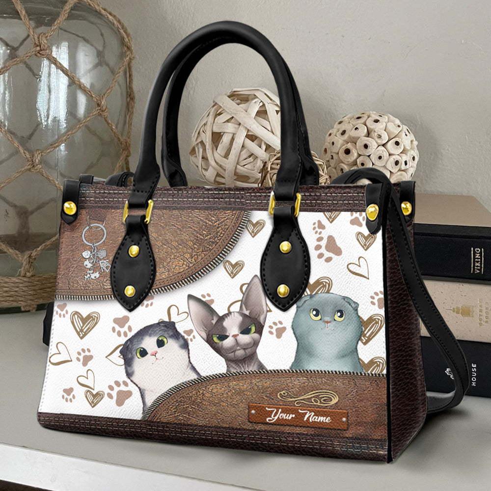 Hand Crafted Cat Shape Leather Coin Change Clutch Purse Wristlet | eBay