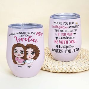Gift For Mom Personalized Wine Tumbler 03NAHN280323HH - Wine Tumbler - GoDuckee