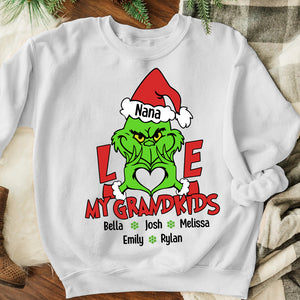 Love My Grandkids Personalized Grandma Shirt, Gift For Family - Shirts - GoDuckee