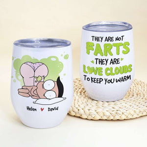 They Are Not Farts, Gift For Couple, Personalized Tumbler, Funny Couple Tumbler, Anniversary Gift - Coffee Mug - GoDuckee