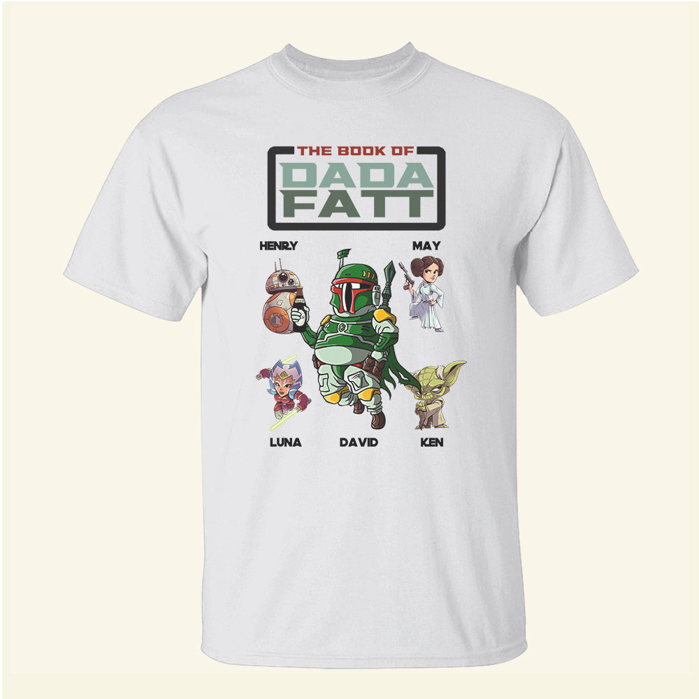 Personalized Dad Shirt - The Book Of Dada Fatt - Gifts For Dad - Shirts - GoDuckee