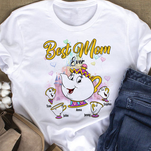 Best Mom Ever 03NTTN060223 Personalized Mom Shirt - Shirts - GoDuckee