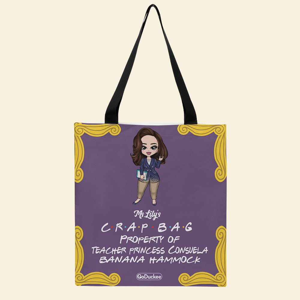 Personalized Gifts For Teacher Crap Bag Bana Hammock - Custom Tote Bag - Tote Bag - GoDuckee