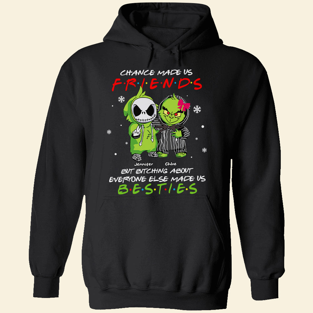 Chance Made Us Friends, Personalized Green And Horror Character Shirts, Christmas Gift - Shirts - GoDuckee