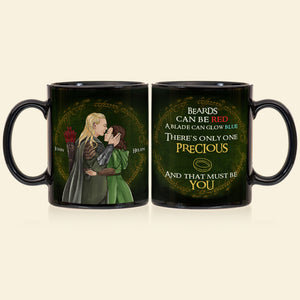 Couple Kissing 08HUHN051222TM Black Mug - Coffee Mug - GoDuckee