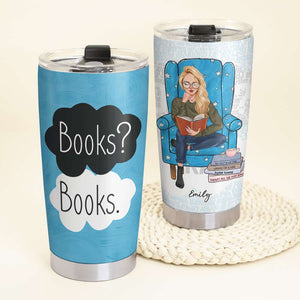 Girl Book Lover 01HUHN160123TM Personalized Tumbler - Tumbler Cup - GoDuckee