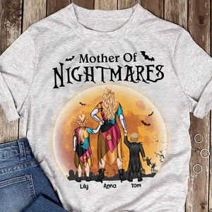 Personalized Halloween Mom Shirt, Mother Of Nightmares - Shirts - GoDuckee