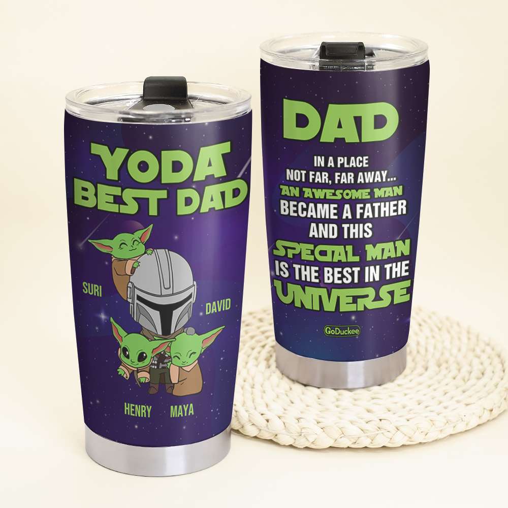 Best Dad - Personalized Tumbler Cup - Gift For Dad - Tumbler Cup - GoDuckee