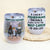 Personalized Drink & Fishing Couple Wine Tumbler - Lucky Fisherman Drinks Here With The Best Catch Of His Life - Wine Tumbler - GoDuckee