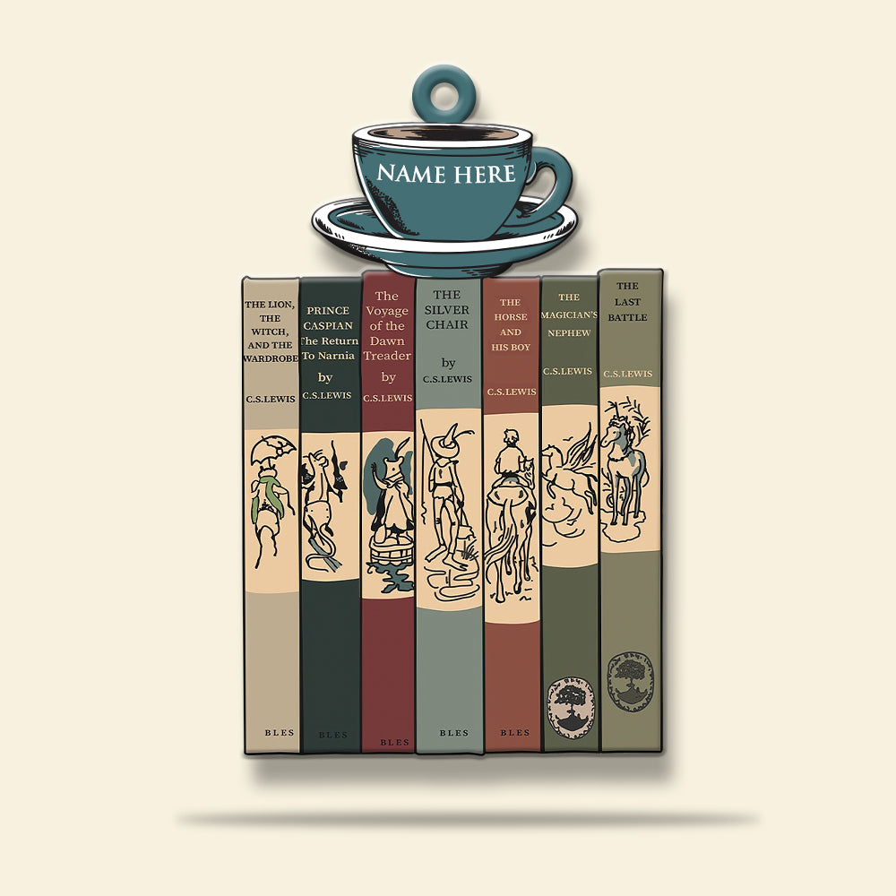 C.S. Lewis - Personalized Christmas Ornament - Ornament - GoDuckee