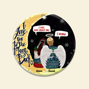 Still Talk About You - Personalized Christmas Ornament - Memorial Gift Of My Husband - Ornament - GoDuckee