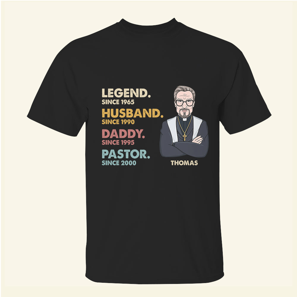 Pastor Legend - Personalized Shirts - Shirts - GoDuckee