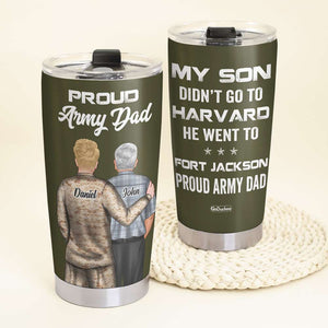 My Son Didn't Go To Harvard - Personalized Tumbler Cup - Tumbler Cup - GoDuckee