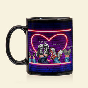 It's Not How Many Walk Personalized Black Mug, Gift For Family - Coffee Mug - GoDuckee
