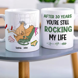 You're Still Rocking My Life Personalized Funny Couple Mug, Gift For Couple - Coffee Mug - GoDuckee