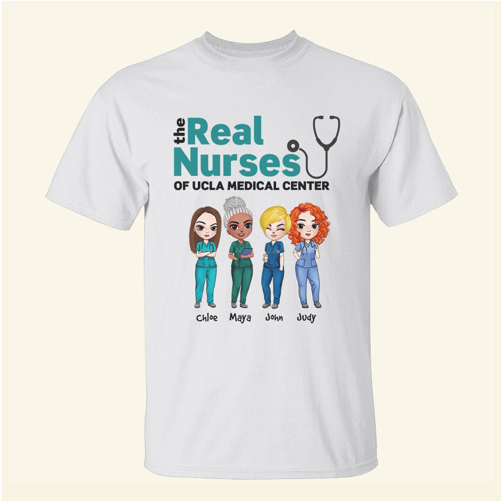 Nurse The Real Nurses - Personalized Shirts Fol9-Vd1 - Shirts - GoDuckee