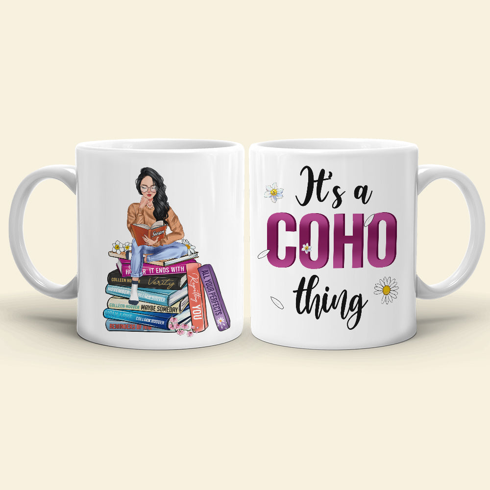 Book Girl DR-WHM-03HUHN180123TM Personalized Mug - Coffee Mug - GoDuckee