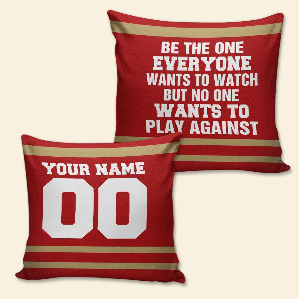 Football But No One Wants To Play Against - Personalized Pillow - Pillow - GoDuckee