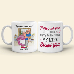 There's No One I'd Rather Annoy, Personalized Tumbler, Gifts For Couple - Coffee Mug - GoDuckee