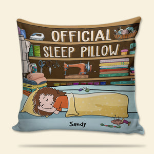 Sewing Girl Official Sleep Pillow - Personalized Pillow - Pillow - GoDuckee