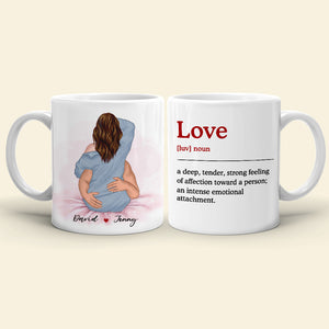 Personalized Couple Mug, Definition Of Love, Gift For Couple - Coffee Mug - GoDuckee