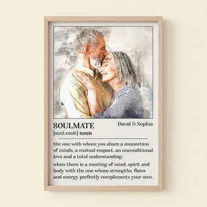 Couple Photo Personalized Canvas Poster - Poster & Canvas - GoDuckee