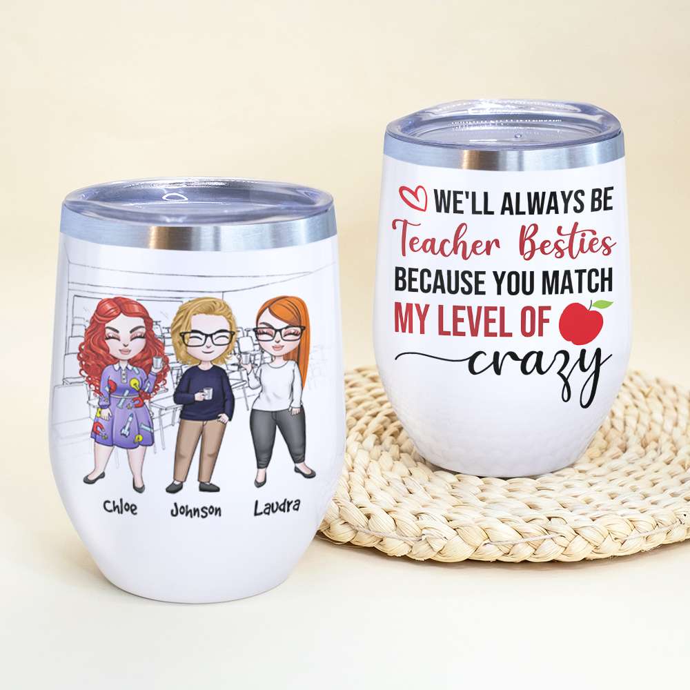 Personalized Wine Tumbler | I Teach