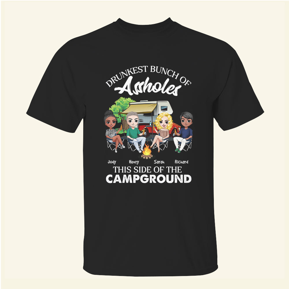 Personalized Camping Shirt - This Side Of The Campground - Shirts - GoDuckee