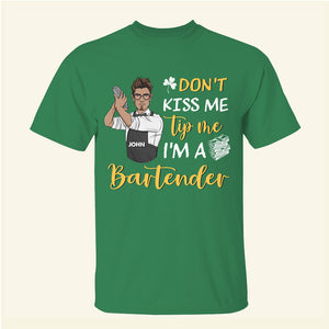 Bartender Patrick Day - Personalized Shirts - Gift For Bartender - Bartender Shaking - Shirts - GoDuckee