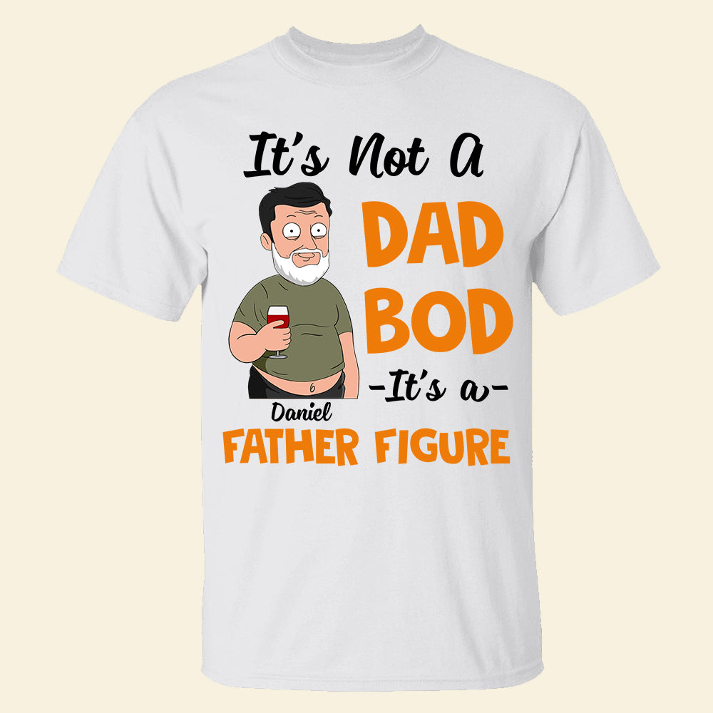Not A Cartoon Dad Bod, Personalized Drinking Shirts, Gift For Dad, Grandpa, Uncle - Shirts - GoDuckee