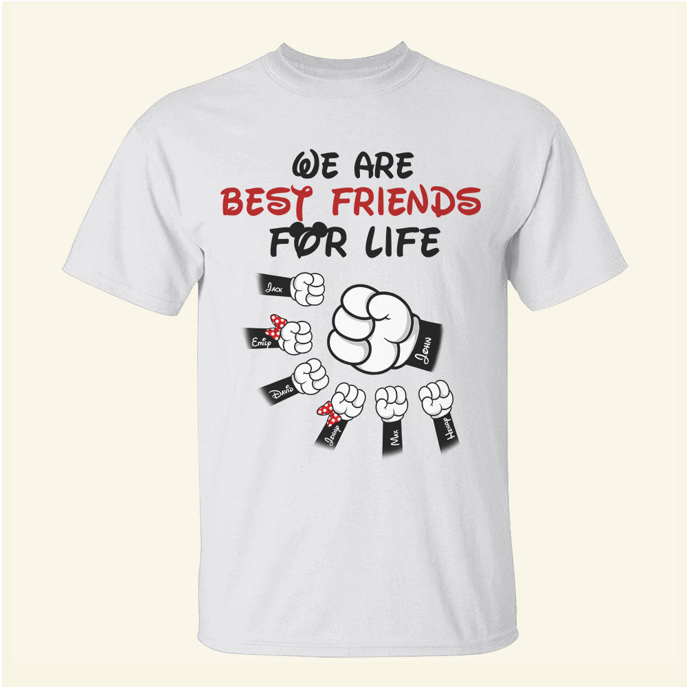 Personalized Mama/Papa Shirts - We Are Best Friends For Life - Shirts - GoDuckee