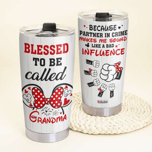 Family Blessed To Be Called - Personalized Tumbler Cup - Tumbler Cup - GoDuckee