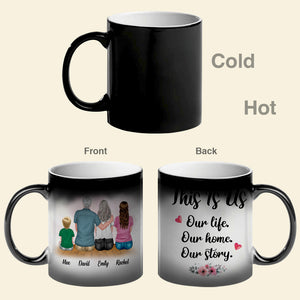 Family This Is Us - Personalized Magic Mug - Magic Mug - GoDuckee