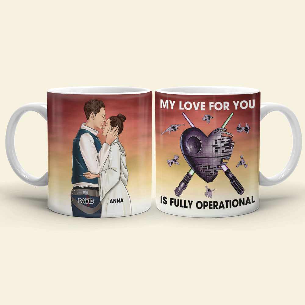 Couple My Love For You Is Fully Operational Personalized Mug - Coffee Mug - GoDuckee