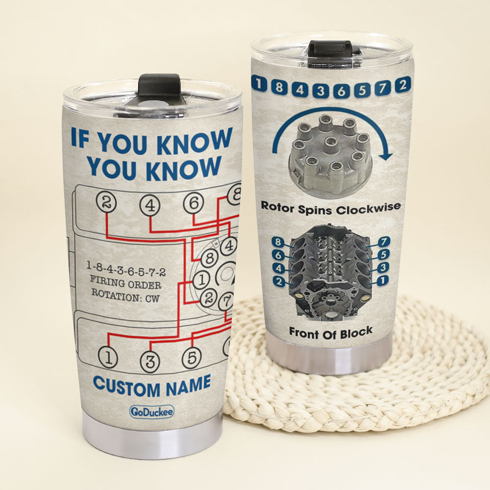 Hot Rod If You Know Personalized Tumbler Cup Gift For Loved Ones - Tumbler Cup - GoDuckee