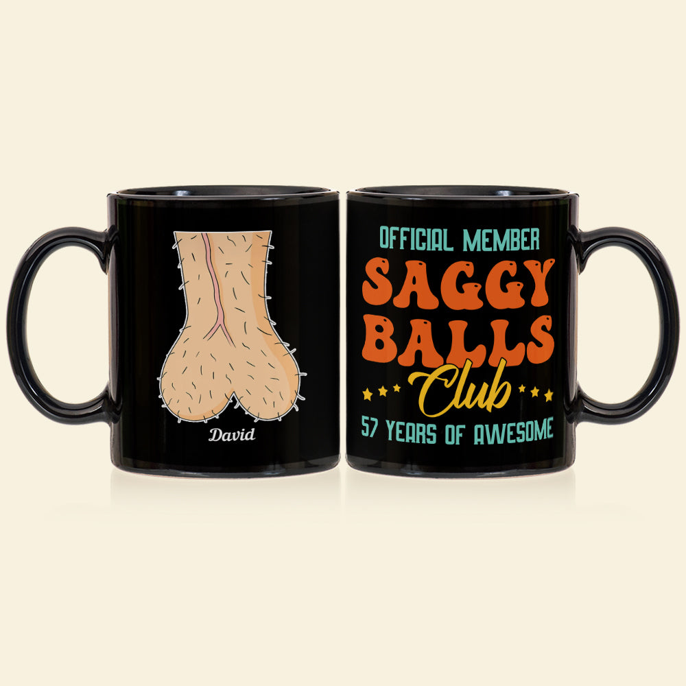 Office Member Saggy Balls Club-Gift For Father-Personalized Coffee Mug-Father's Day Mug - Coffee Mug - GoDuckee