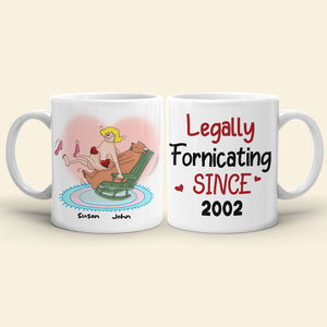 Personalized Naughty Couple Mug, Gift For Couples - Coffee Mug - GoDuckee