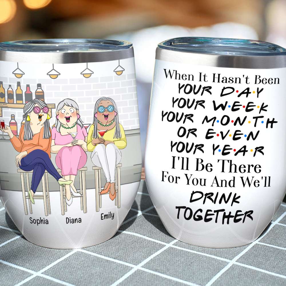 FRIENDS I'll Be There For You - Personalized Water Bottle - Funny Gift -  GoDuckee