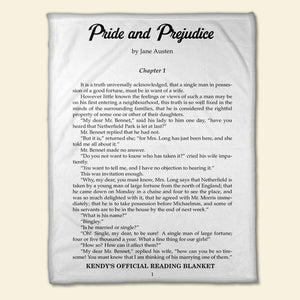 Pride And Prejudice Jane Austen - Personalized Blanket - Blanket - GoDuckee