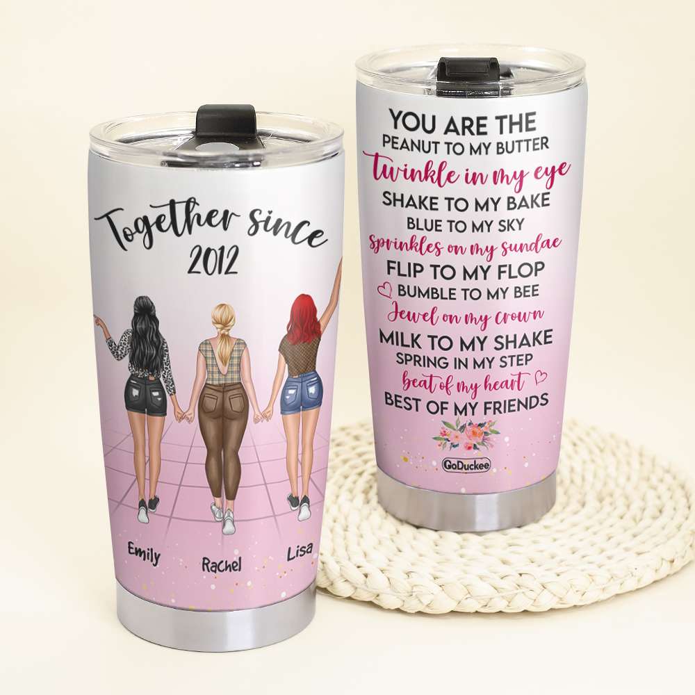 Personalized Friends Tumbler Cup - You Are The Best Of My Friends - Tumbler Cup - GoDuckee