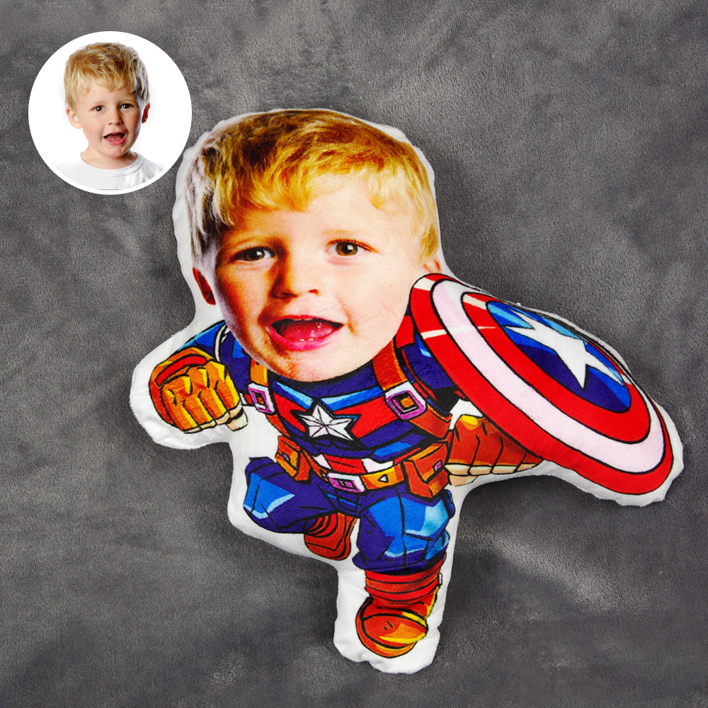 Boy, Custom Face Pillow, Love Family - Pillow - GoDuckee