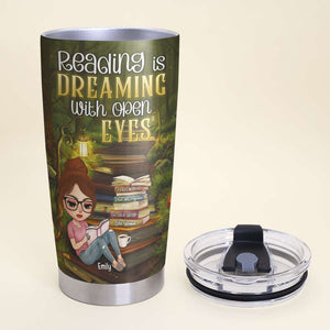 Book Girl 03bhqn040223hh Personalized Tumbler - Tumbler Cup - GoDuckee