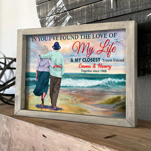 In You I've Found The Love For My Life Personalized Couple Canvas Print Gift For Couple - Poster & Canvas - GoDuckee