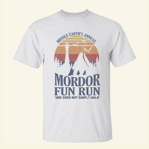 Book Middle Earth's Annual Fun Run - Shirts - Shirts - GoDuckee