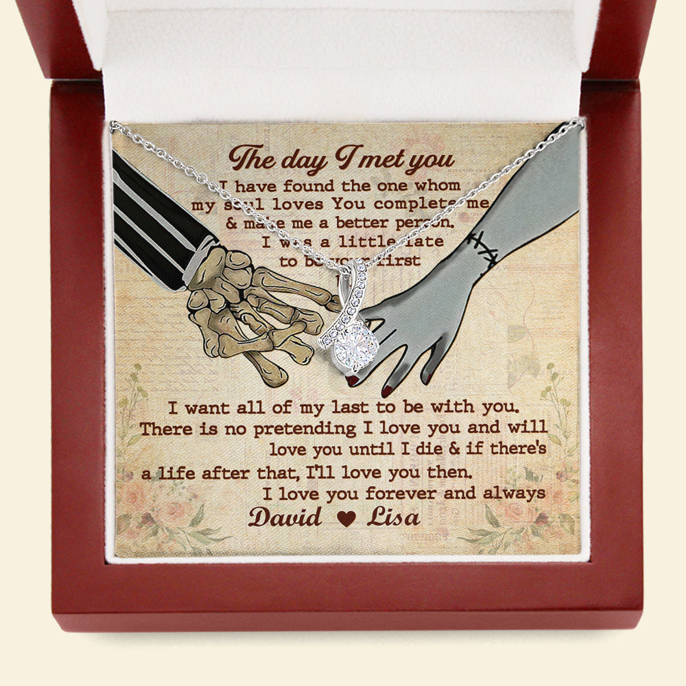 Couple I Have Found The One - Personalized Alluring Beauty Necklace - Jewelry - GoDuckee