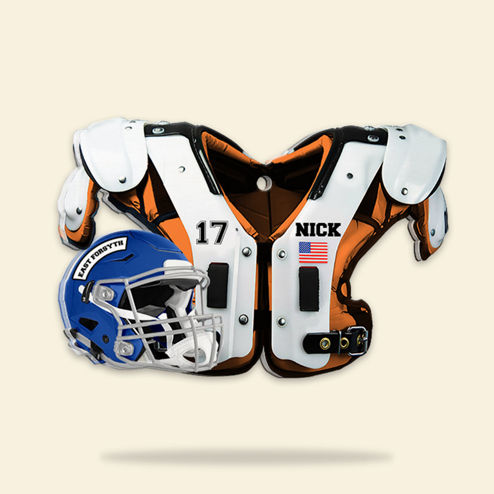 American Football Keychain, Personalized Keychain, Gift For Football Fans - Keychains - GoDuckee