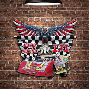 Custom Dirt Track Racing Metal Sign Gift For Racing Lovers - Metal Wall Art - GoDuckee